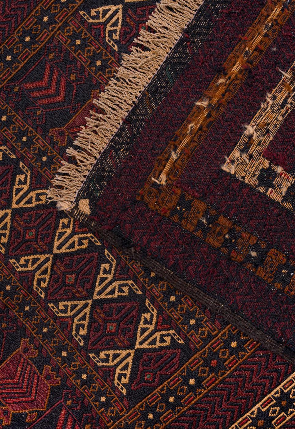 Kilim Baluch Nomadic Persian Carpet 132x197 - Authentic Rugs & Kilims in Dubai