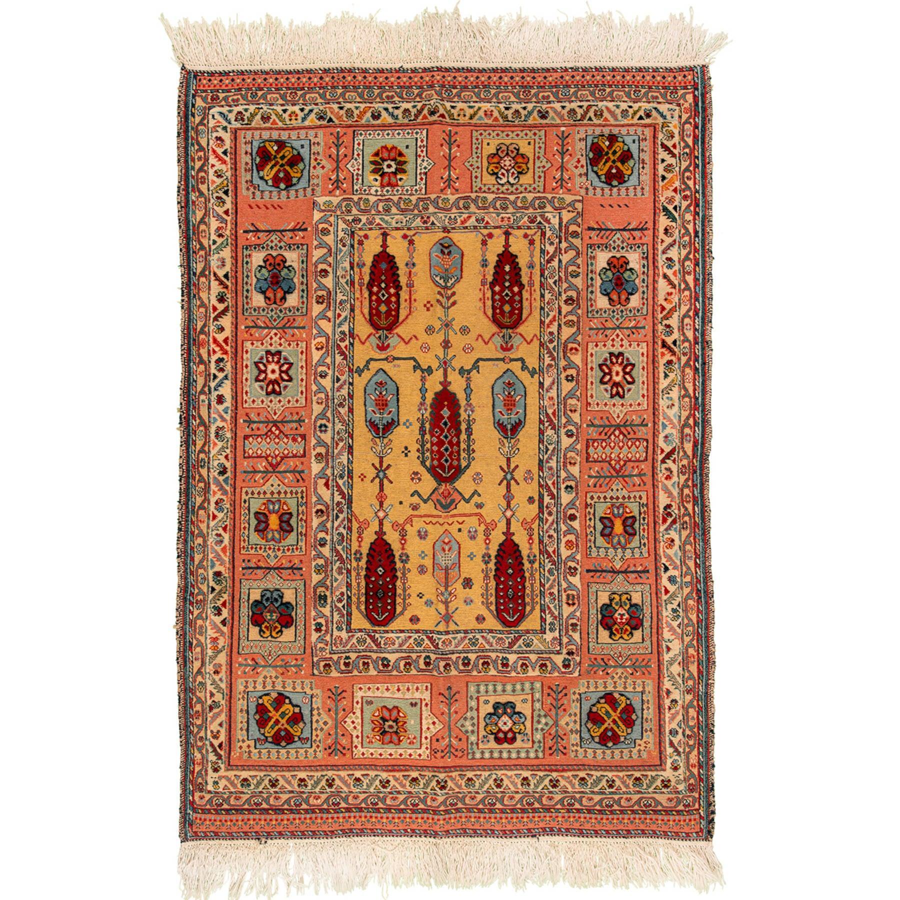 Kilim Carpet Sirjan Four Season 120x180 - Authentic Nomad Wool Persian Rugs in Dubai