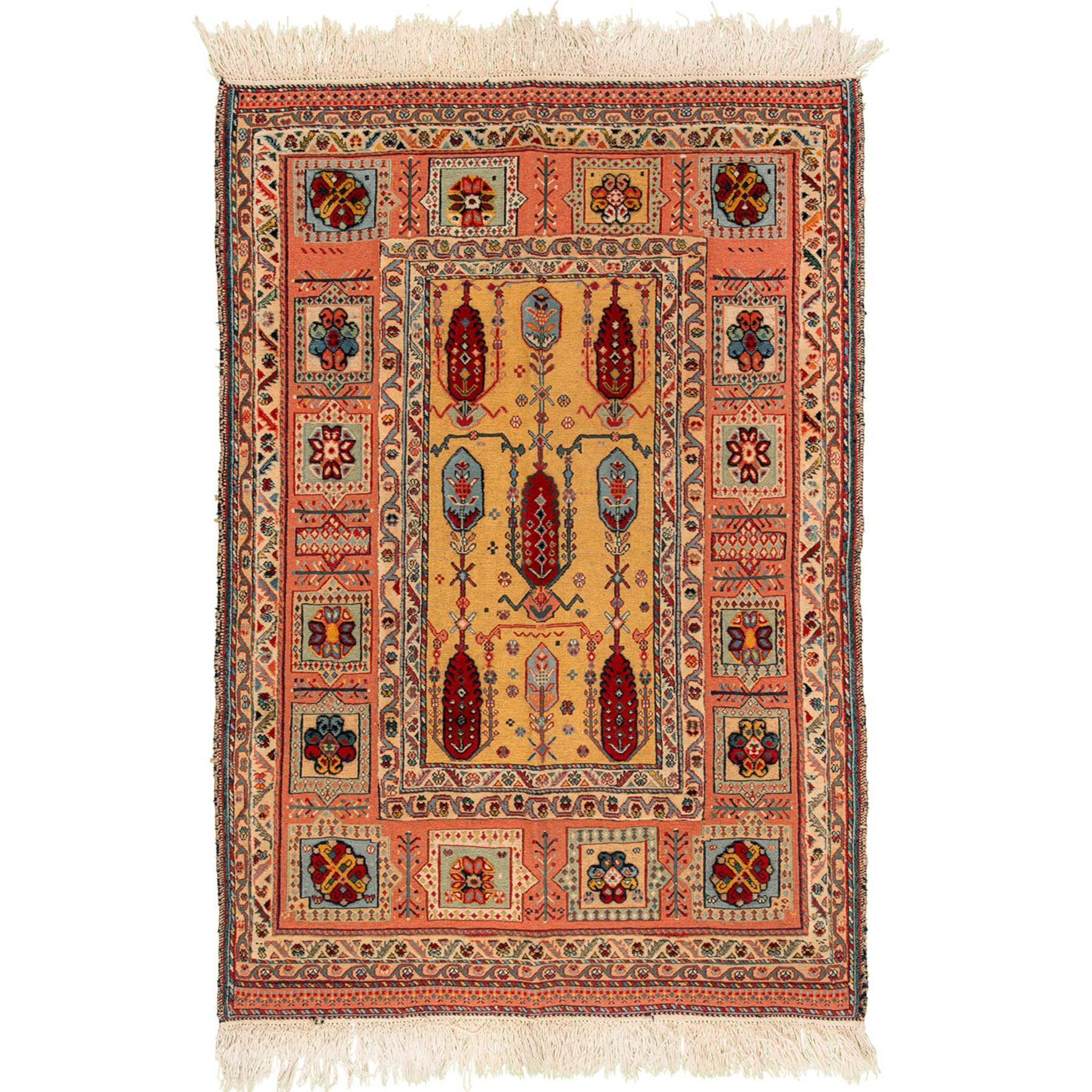 Kilim Carpet Sirjan Four Season 120x180 - Authentic Nomad Wool Persian Rugs in Dubai