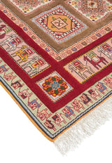 Kilim Carpet Sirjan Four Season - Authentic Nomad Wool Persian Rugs in Dubai