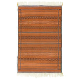 Copper Kilim Khorasan Moharamat Nomadic- Authentic Oriental Wool Persian Rugs in Dubai