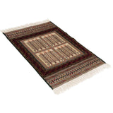Kilim Khorasan Nomadic Persian Carpet 110x145 - Authentic Wool Rugs in Dubai