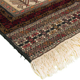 Kilim Khorasan Nomadic Persian Carpet 110x145 - Authentic Wool Rugs in Duba