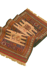 Kilim Khorasan Nomadic Persian Carpet 60x179 - Authentic Wool Rugs in Dubai