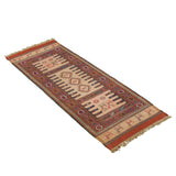 Kilim Khorasan Nomadic Persian Carpet 64x172 - Authentic Wool Rugs in Dubai