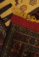 Kilim Khorasan Nomadic Persian Carpet 97x171 - Authentic Wool Rugs in Dubai