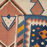 Kilim Qashqai Nomadic Carpet - Authentic Oriental Wool Persian Rugs in Dubai