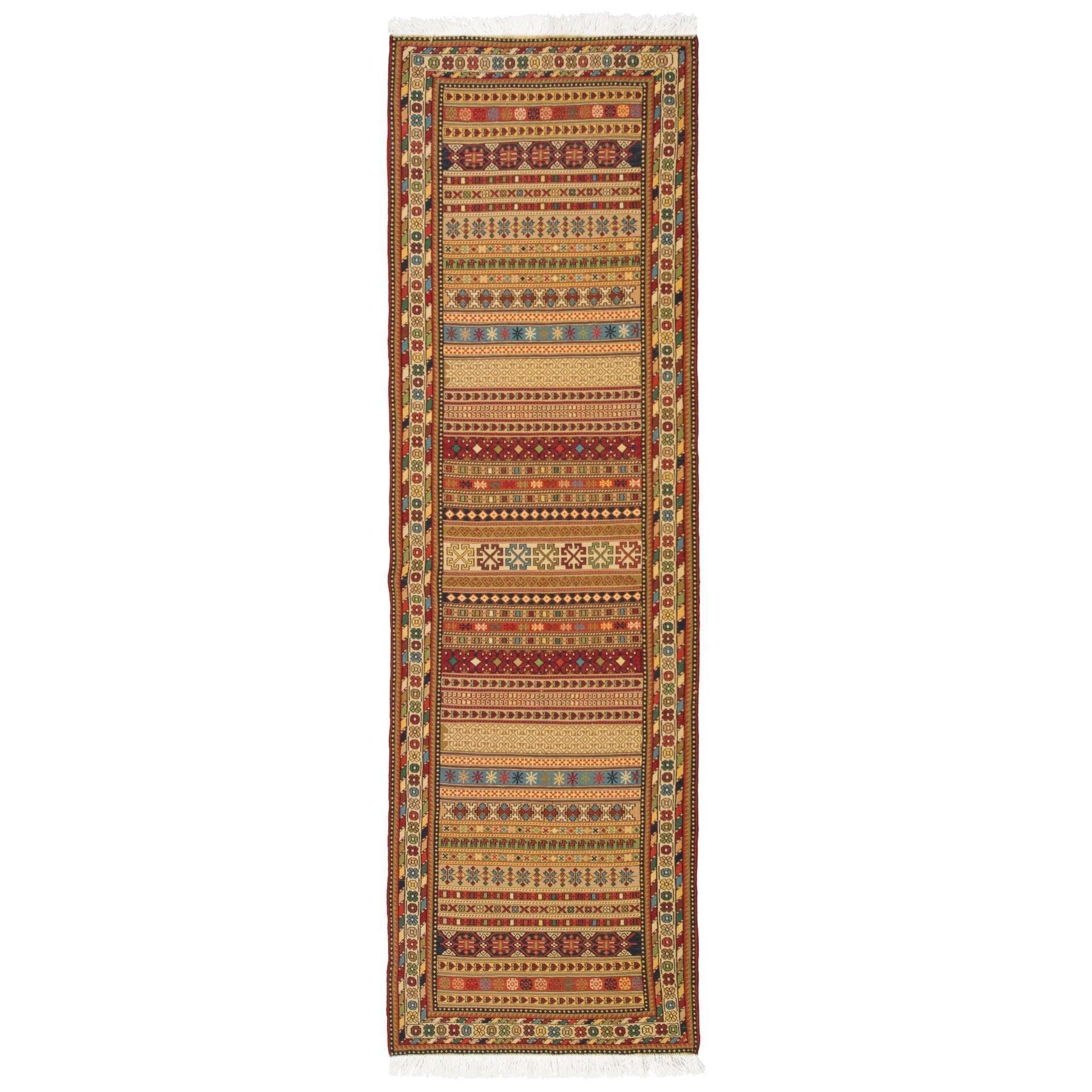 Kilim Sirjan Moharamat Nomadic 71x238 - Authentic Oriental Wool Persian Rugs & Kilims in Dubai