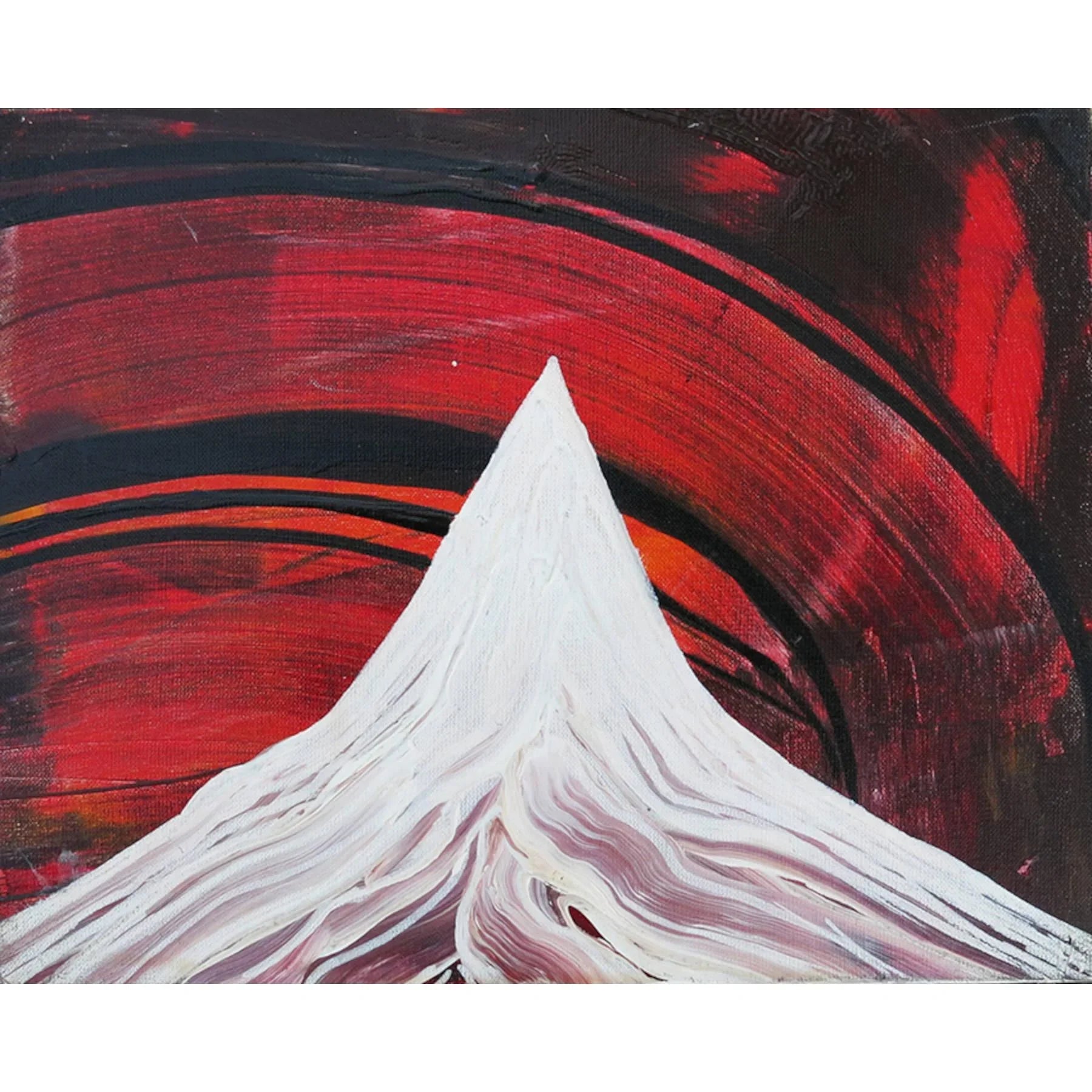 Contemporary Painting By Omid Masoumi Lonely Pyramid Mixed Media Paintings in Dubai