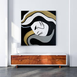 Lost Child Oil On Canvas Painting - Contemporary Visual Arts by Nastya Bers in Dubai