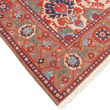 Mahasti Reversed Soumak Persian Carpet Wool 155x208 Beige - Pearl Woven, Morvarid Baf Rugs in Dubai