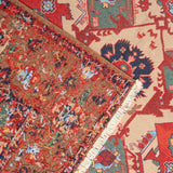 Mahasti Reversed Soumak Persian Carpet Wool 155x208 Beige - Pearl Woven, Morvarid Baf Rugs in Dubai