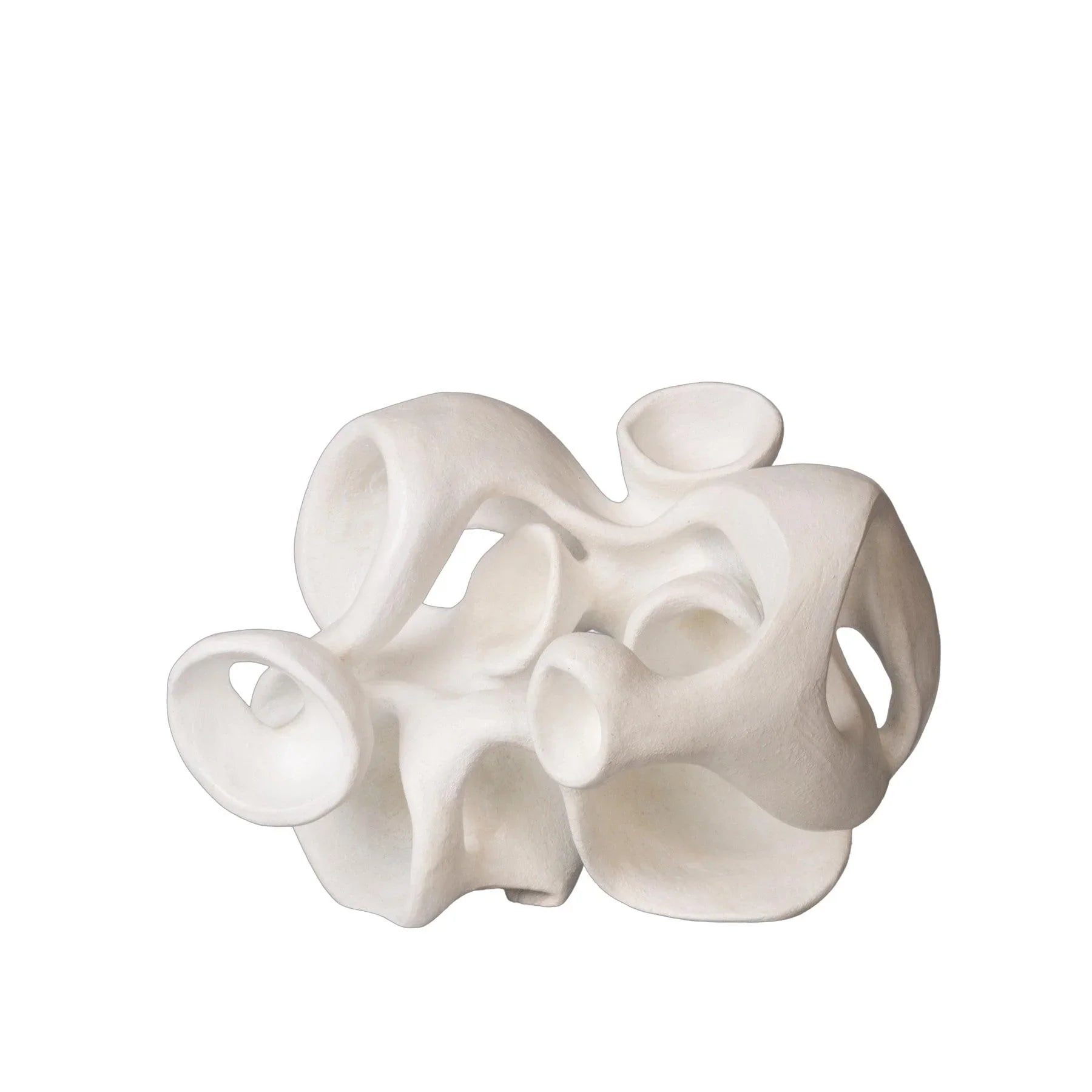 Méandres Clay Sculpture - Contemporary Mixed Media & Ceramic Works by Ariane Crovisier in Dubai