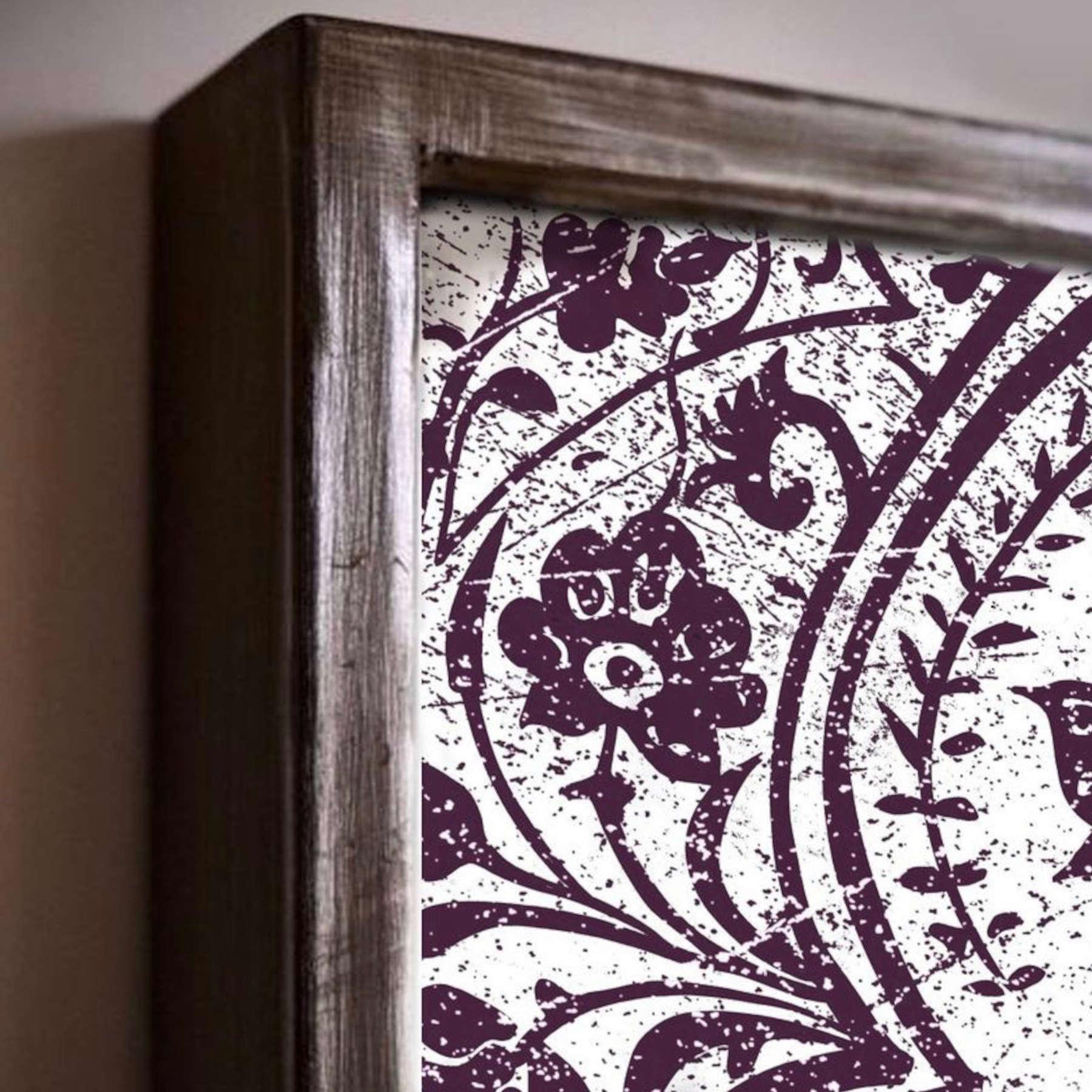 Medallion Decorative Wall Mirror - Wall Mounted Painted Mirror in Metal Frame in Dubai