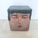 Mindful Muse Side Table - Artistic Contemporary Paper Mache Accent Furniture by Sahra Mollaali in Dubai