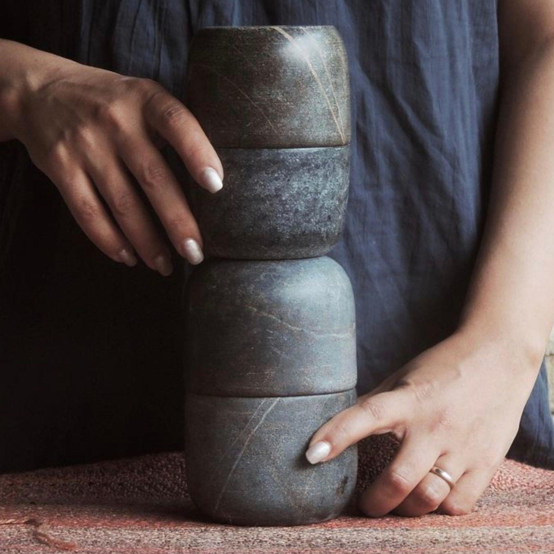 Natural Stone Bowl - Black River Stone Tableware & Stoneware