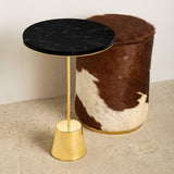 Black Marble Side Table - Modern Designer Furniture & Decor in Dubai