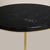 Black Marble Side Table - Modern Designer Furniture & Decor in Dubai