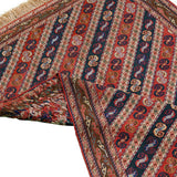 Olmaz Soumak Persian Carpet Silk & Wool 105x150 - Authentic Nomadic Rugs & Kilims in Dubai