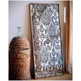 Ornate Decorative Wall Mirror - Wall Mounted Painted Mirror in Metal Frame in Dubai