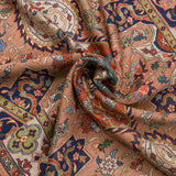 Parinaaz Soumak Persian Carpet Super Fine Silk 80x131 Beige - Authentic Nomadic Rugs & Kilims in Dubai