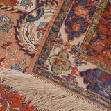 Parinaaz Soumak Persian Carpet Super Fine Silk 80x131 Beige - Authentic Nomadic Rugs & Kilims in Dubai