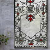 Persia Decorative Wall Mirror - Wall Mounted Painted Mirror in Metal Frame Dubai