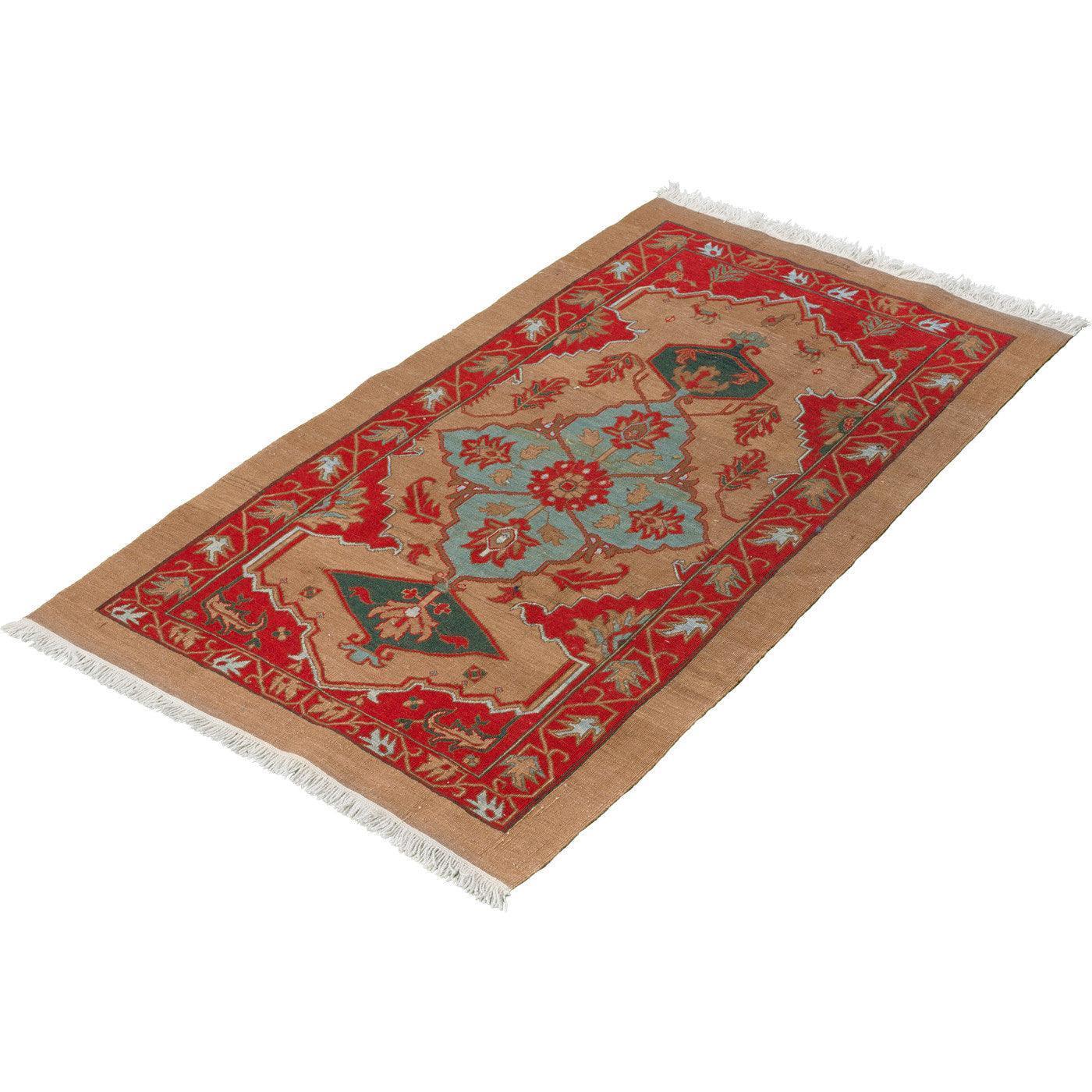 Pirayesh Kilim Morvaridbaf Persian Carpet Wool 108x190, Authentic Vintage Rugs & Kilims in Dubai