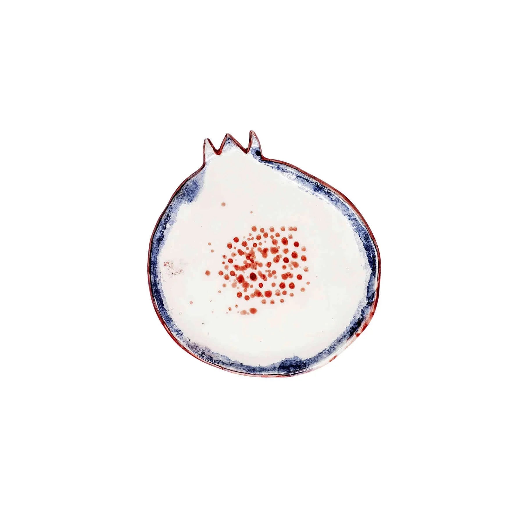 Pomegranate Shaped Ceramic Plate Set