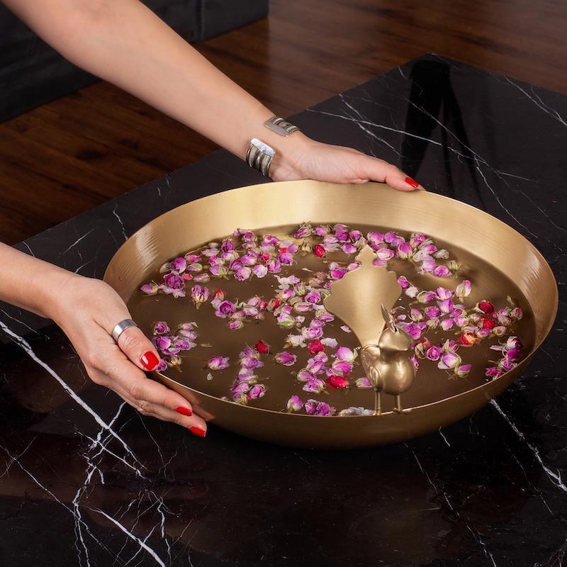 Metal Deep Bowl - Tabletop Metal Accessories, Tableware & Home Decor in Dubai