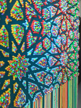 Rainfall Mixed Media Painting - Contemporary Islamic Art By Farnaz Faridfar Dubai