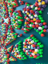 Rainfall Mixed Media Painting - Contemporary Islamic Art By Farnaz Faridfar Dubai