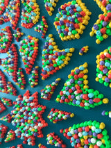 Rainfall Mixed Media Painting - Contemporary Islamic Art By Farnaz Faridfar Dubai