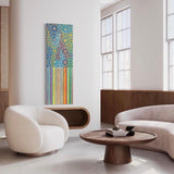 Rainfall Mixed Media Painting - Contemporary Islamic Art By Farnaz Faridfar Dubai