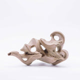 Rose Des Vents Clay Sculpture By Ariane Crovisier - Contemporary Ceramic Statues in Dubai