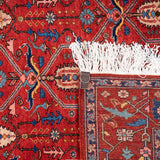 Sarvestan Heriz Persian Carpet Wool 205x240 Red - Authentic Classic Persian Rugs & Kilims Dubai