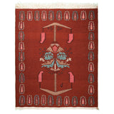 Sarvine Reversed Soumak Pearl Woven Nomad Persian Carpet in Dubai