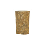 Brass Sculptural Log Stool, Designer Furniture in Dubai