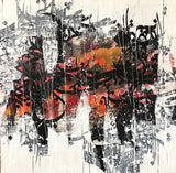 Calligraphy Painting, Contemporary The Season 19 Series by Babak Rashvand in Dubai