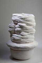 Ceramic Sculpture - Sedimentation Clay Artworks by Ziba Pashang in Dubai
