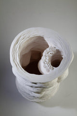 Ceramic Sculpture - Sedimentation Clay Artworks by Ziba Pashang in Dubai