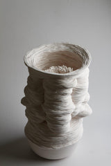 Ceramic Sculpture - Sedimentation Clay Artworks by Ziba Pashang in Dubai