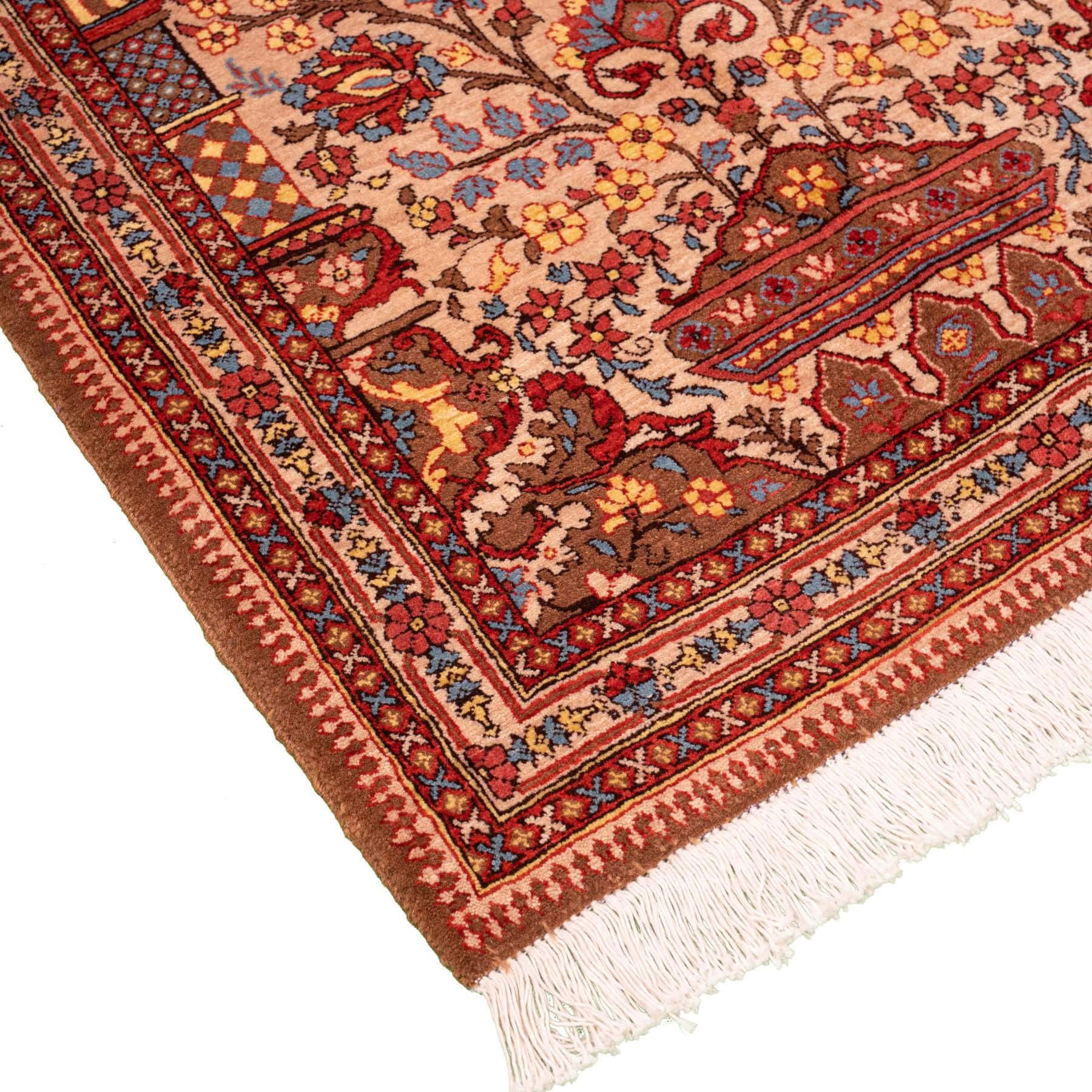 Sepaas Heriz Persian Carpet Wool 80x140 Beige - Authentic Classic Persian Rugs & Kilims in Dubai
