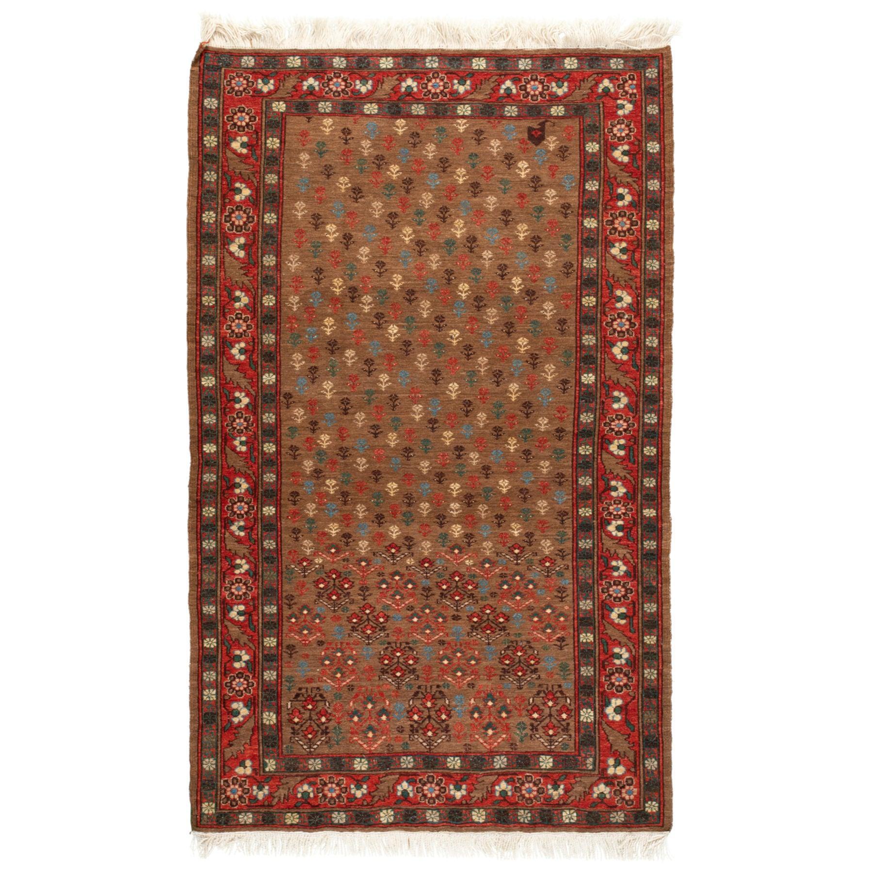 Sevda Heriz Soumak Persian Carpet Wool 100x168 - Authentic Nomadic Rugs & Kilims in Dubai
