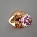 Silent Poultry Mixed Media Sculpture - Contemporary Bronze, Clay & Fiberglass Works by Sara Rahanjam in Dubai