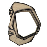 Introspection Painted Decorative Wall Mirror - Artistic Handmade 3D Wall Mirrors