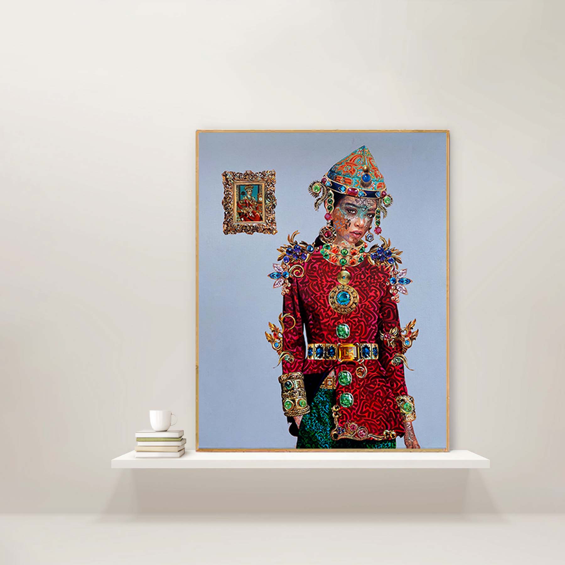 Neashan Acrylic on Canvas Painting By Solmaz Tohidloo in Dubai