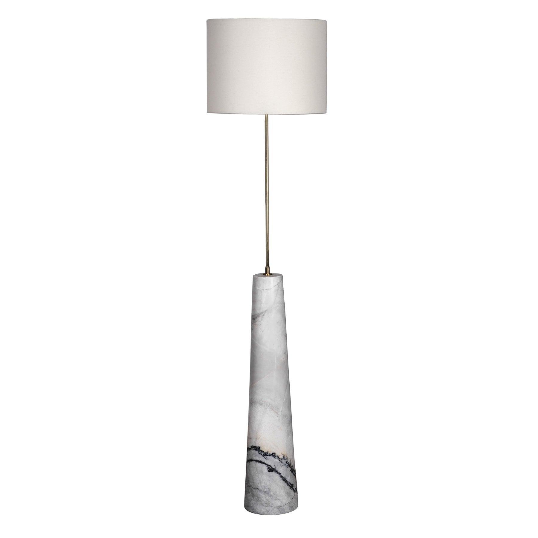 Volakas Marble Floor Lamp, Modern Designer Furniture & Decor in Dubai