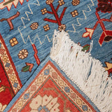 Tangol Heriz Persian Carpet Wool 210x280 Blue - Authentic Vintage Rugs & Kilims in Dubai