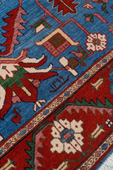 Tangol Heriz Persian Carpet Wool 210x280 Blue - Authentic Vintage Rugs & Kilims in Dubai